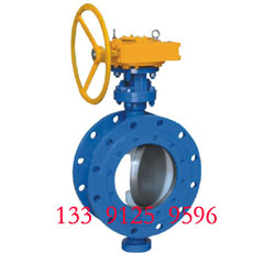Double eccentric metal butterfly valve - bidirectional sealing
