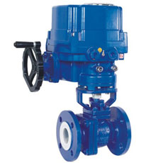 Electric Anti-explosion Ball Valve With PTFE Lined
