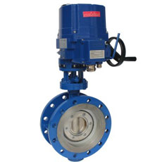 Electric Flanged High Performance Butterfly Valve 