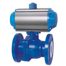 Pneumatic Ball Valve With PTFE Lined