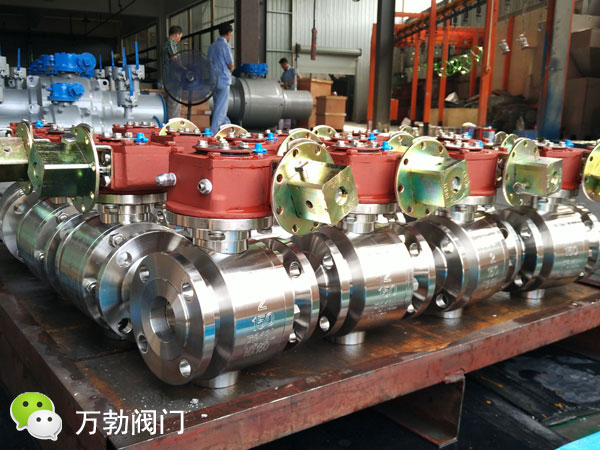 Trunnion forged ball valve